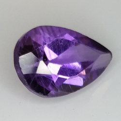 Pear cut amethyst 12.00x8.00mm 5pcs