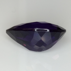 Pear cut amethyst with checkerboard 18.00x13.00mm 1pz