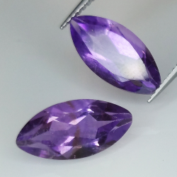 Marquise geschnittener Amethyst 14.00x7.00mm 5pz