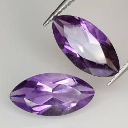 Amethyst im Marquise-Schnitt 12.00x6.00mm 10 Stück