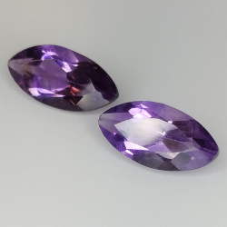 Amethyst im Marquise-Schnitt 12.00x6.00mm 10 Stück