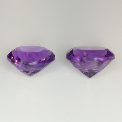 Amethyst round cut 9.00mm 5pcs