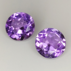 Amethyst round cut 8.00mm 10pcs