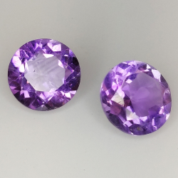 Amethyst round cut 8.00mm 10pcs