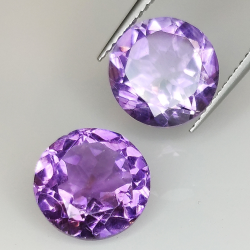 Amethyst round cut 10.00mm