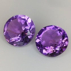 Amethyst round cut 10.00mm