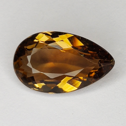 4,83ct Champagner Topas birnenschliff 14X9mm