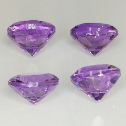 Amethyst round cut 7.00mm 10pcs