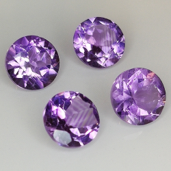 Amethyst rund geschnitten 7.00mm 10St