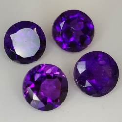 Amethyst rund geschnitten 7.00mm 5pz