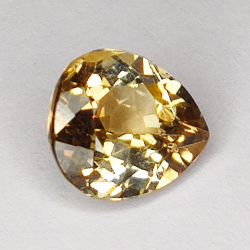 5.97ct Topacio Champagne talla pera 11X10mm