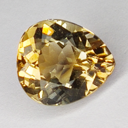 5,97ct Champagner Topas birnenschliff 11X10mm