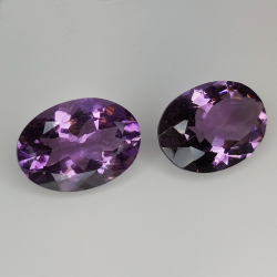 Amethyst oval cut 14.00x10.00mm 2pz