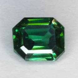 3,66 ct Grüner Moissanit-Smaragdschliff 9,80 x 8,25 x 5,20 mm