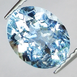 1.73ct Aquamarine Oval Size 8.9x7x4.8mm