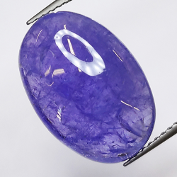 11.08ct Tanzanite cabochon ovale 17.4x11.8mm