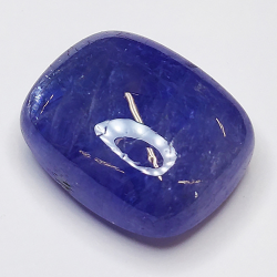 21.43ct Tanzanite cabochon quadrato 17x14mm