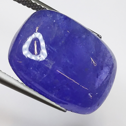 21.43ct Tanzanite cabochon quadrato 17x14mm