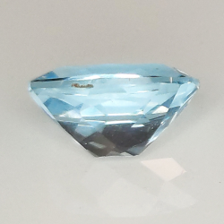 Topacio azul en talla cojín de 5x6mm 4pz