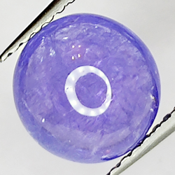 2.86ct Tanzanite cabochon rotonda 8x8mm