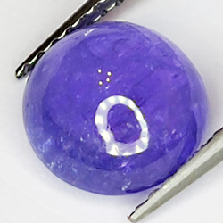 2,86ct Tanzanite cabochon rond 8x8mm