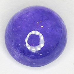 2.86ct Tanzanita cabujón redonda 8x8mm
