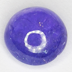 2.86ct Tanzanita cabujón redonda 8x8mm