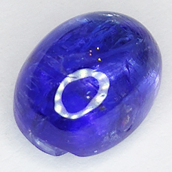 5,40ct Tanzanite cabochon ovale 10x8mm