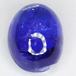 5.40ct Tanzanite cabochon oval 10x8mm