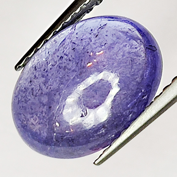 3.59ct Tanzanite cabochon oval 9x8mm