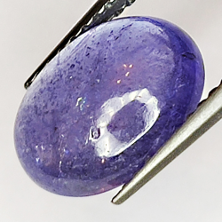 3.59ct Tanzanite cabochon oval 9x8mm