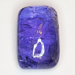 6.02ct Tanzanite cabochon rettangolare 12x8mm