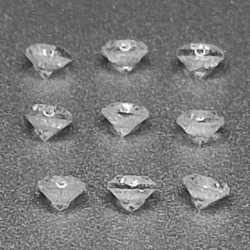 Zircon incolore blanc naturel 2.1-4.6mm 1ct