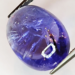 4,14ct Tanzanite cabochon ovale 12x8mm