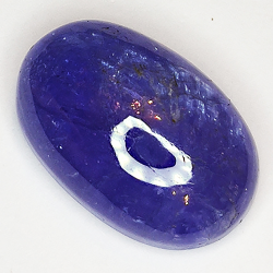 17.31ct Tanzanite cabochon oval 20x12mm