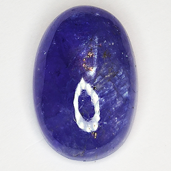 17.31ct Tanzanite cabochon oval 20x12mm