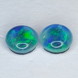 Cabochon In Opale Da 0,86 Ct, Taglio 5 Mm