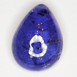 6.99ct Tanzanite cabochon pear 13x10mm