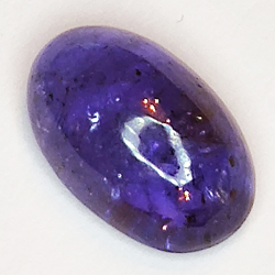 3,31ct Tanzanite cabochon ovale 11x7mm