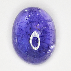 3.21ct Tanzanite cabochon oval 9x7mm