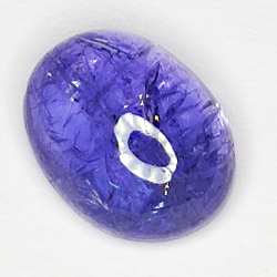 3.21ct Tanzanite cabochon ovale 9x7mm