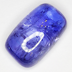 6,75ct Tanzanite cabochon rectangulaire 17x8mm