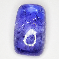 6,75ct Tanzanite cabochon rectangulaire 17x8mm