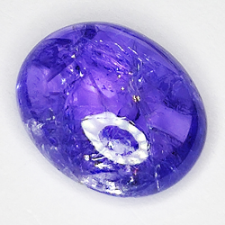 5.39ct Tanzanite cabochon oval 12x10mm