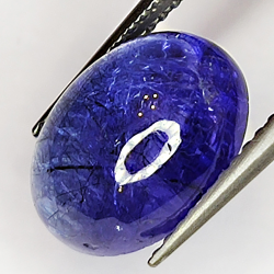 5.40ct Tanzanite cabochon oval 11x8mm