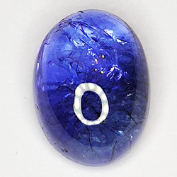 5.40ct Tanzanite cabochon oval 11x8mm