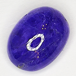 3,49ct Tanzanite cabochon ovale 10x7mm