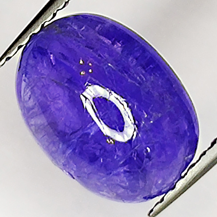 3,49ct Tanzanite cabochon ovale 10x7mm