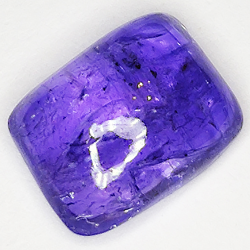 5,94ct Tanzanite cabochon carré 12x9mm