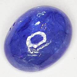 5.84ct Tanzanite cabochon ovale 12x9mm